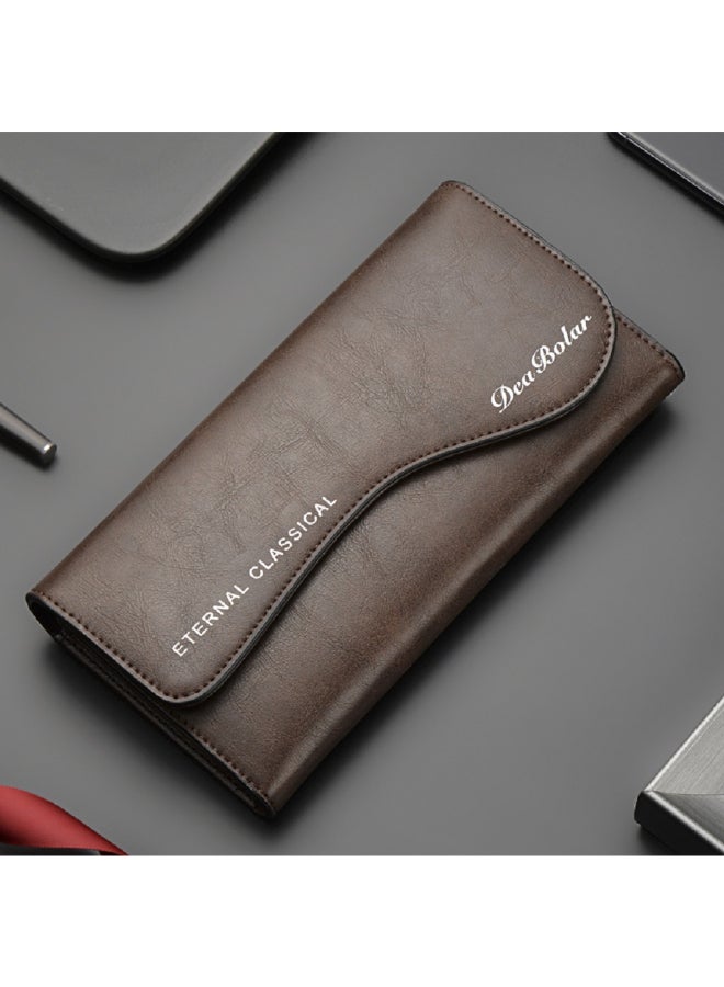 Deabolar Comfortable And Stylish Long Wallet Brown - Image 2